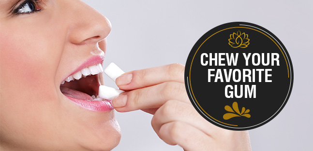 Chew your favorite gum and reduce the face fat Chew your favorite gum and reduce the face fat
