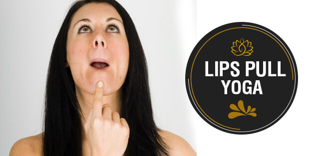 Lips pull yoga for removing face fat Lips pull yoga for removing face fat