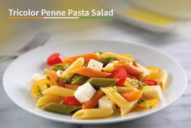 Tricolor Penne Pasta Salad