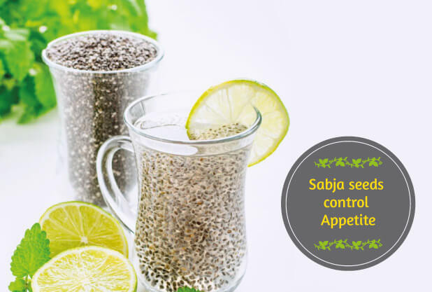 Sabja seeds control appetite Sabja seeds control appetite